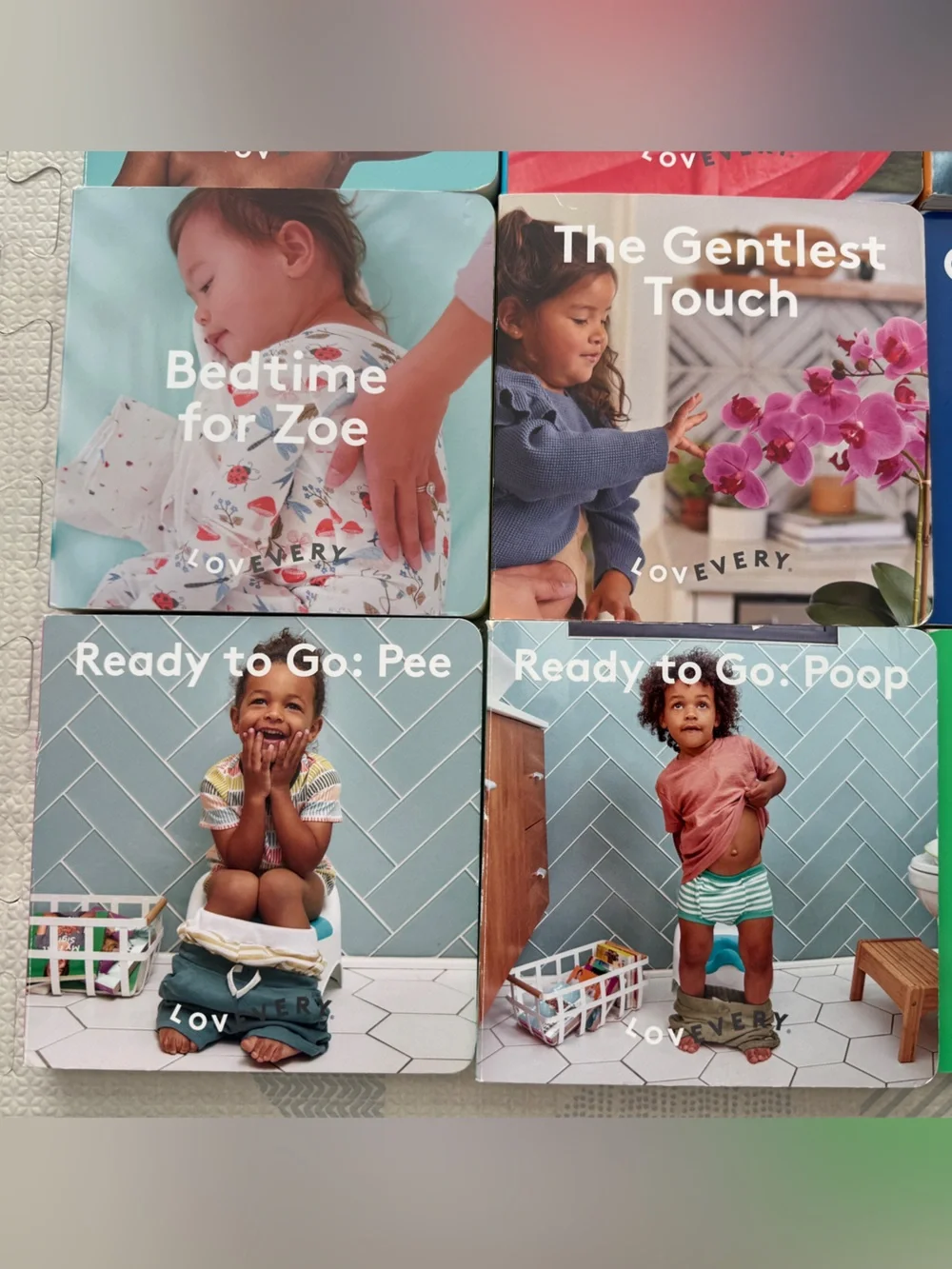 Lovevery Colorful Board Book Set - Assorted infant toddler bundle